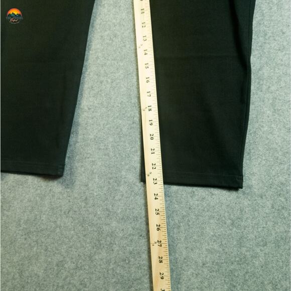NWT HUE Cropped Pants Black Stretch Pull-On Pockets Jeggings Women's Plus Sz 2X - Picture 7 of 13